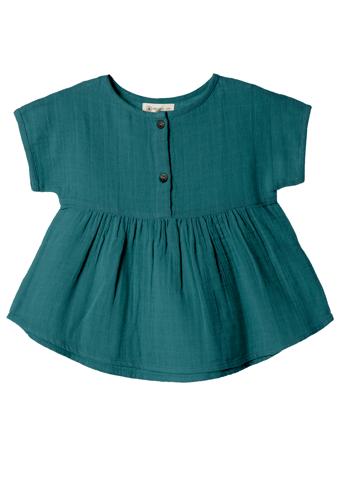 Tunic Shirt Emerald Organic by Feldman