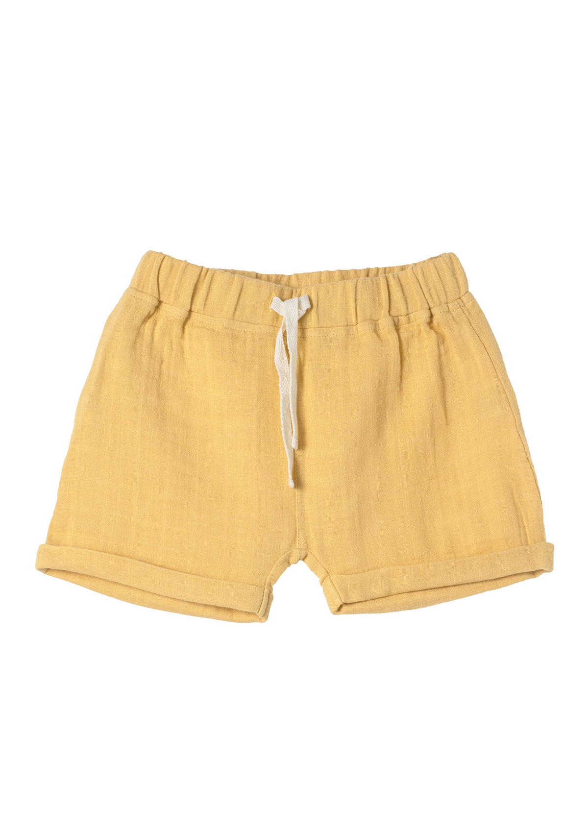 Jimmy shorts Play of Colors Sun-ochre organic muslin